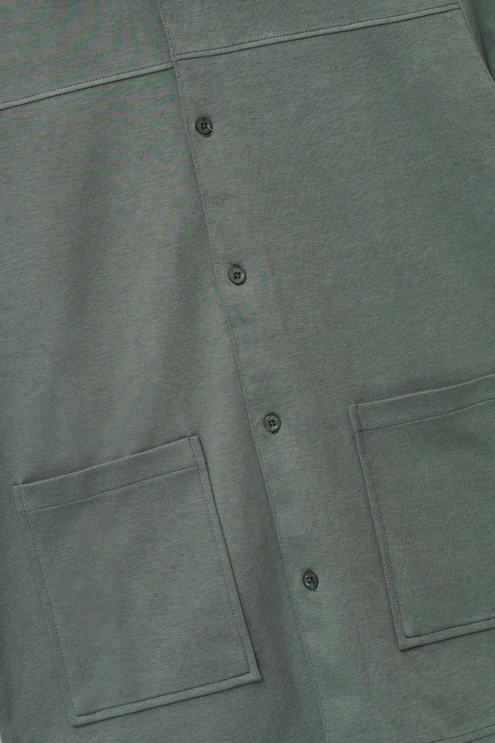 Regular Fit Interlock Button Down Shirt